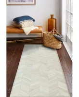 Bb Rugs Cowhide Fie 01 White Rug