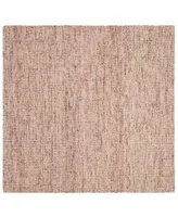 Safavieh Abstract 468 Beige and Rust 6' x 6' Square Area Rug