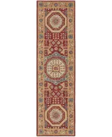 Safavieh Antiquity At501 Red and Orange 2'3" x 8' Runner Area Rug