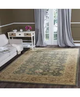 Safavieh Antiquity At849 Teal and Taupe 7'6" x 9'6" Area Rug