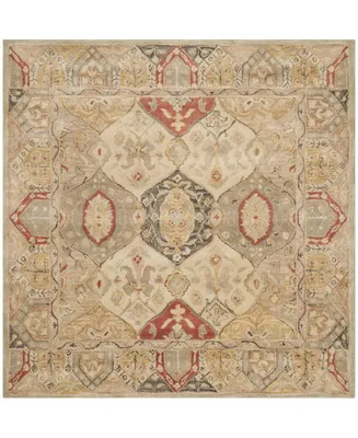 Safavieh Antiquity At830 Beige 6' x 6' Square Area Rug