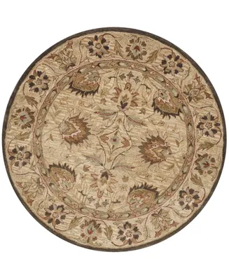 Safavieh Antiquity At812 Beige 6' x 6' Round Area Rug