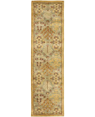 Safavieh Antiquity At613 Mist and Gold 2'3" x 8' Runner Area Rug