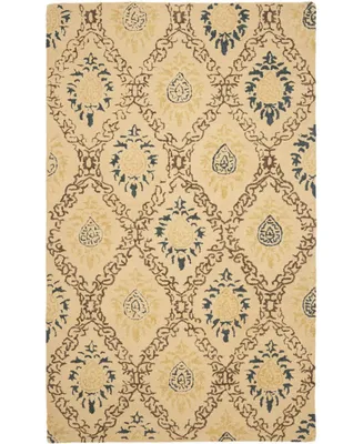 Safavieh Antiquity At460 Gold and Multi 5' x 8' Area Rug