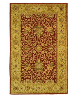 Safavieh Antiquity At249 Rust and Gold 6' x 9' Area Rug