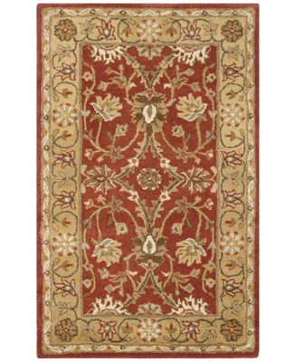 Safavieh Antiquity At249 Rust and Gold 4' x 6' Area Rug