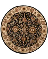 Safavieh Antiquity At249 Black 8' x 8' Round Area Rug