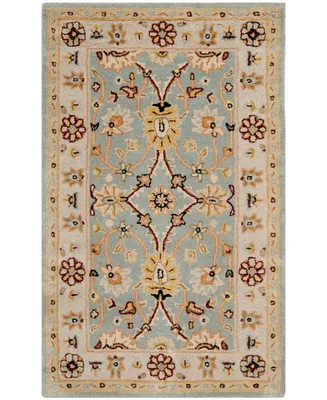 Safavieh Antiquity At249 Mist and Ivory 4' x 6' Area Rug