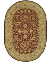 Safavieh Antiquity At14 Rust 7'6" x 9'6" Oval Area Rug