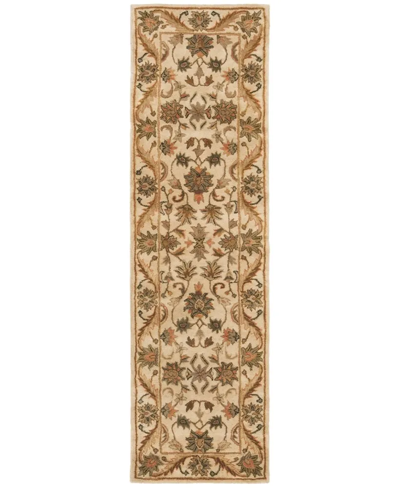 Safavieh Antiquity At52 Gold 2'3" x 12' Runner Area Rug