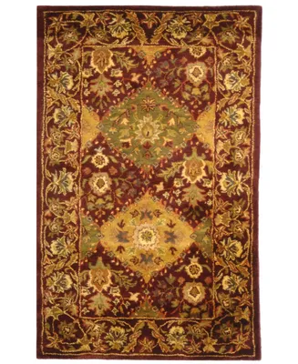 Safavieh Antiquity At57 Wine 4' x 6' Area Rug