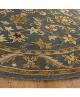 Safavieh Antiquity At52 Gold 8' x 8' Round Area Rug