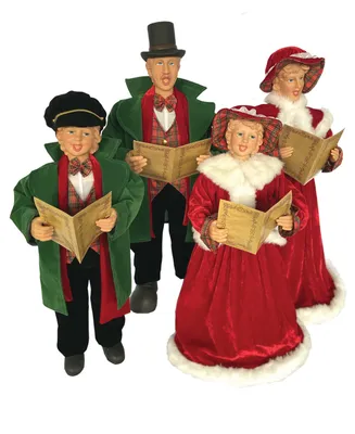 Santa's Workshop Med Dickens Carolers