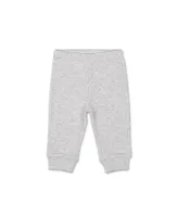 The Peanutshell Baby Boys Pants Set, 5 Pack, Safari, Black, White, Sage, Stars