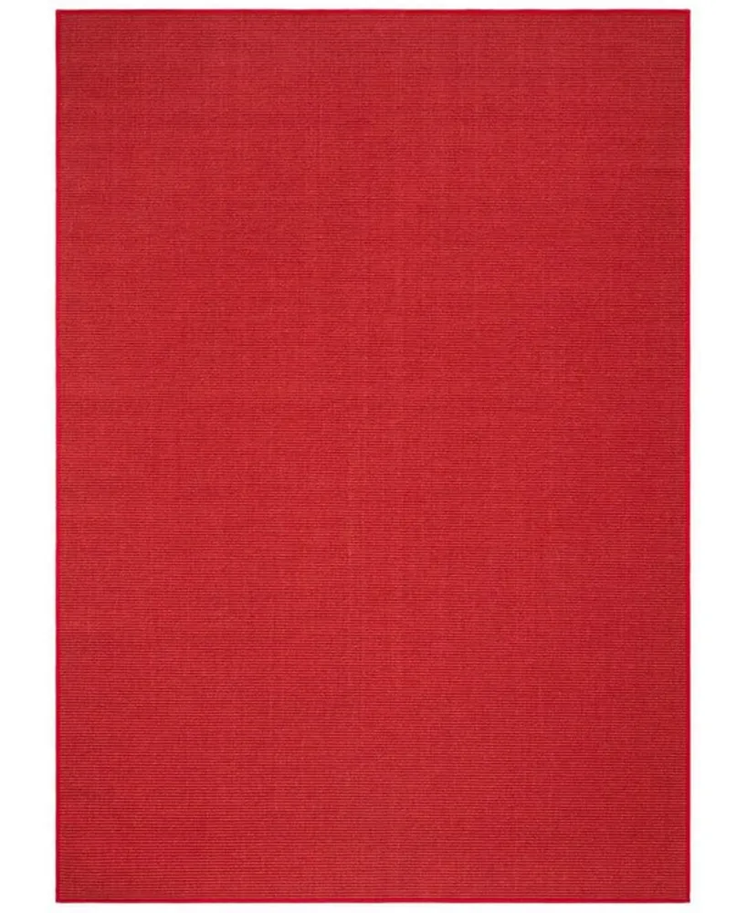 Martha Stewart Collection MSR9501Q Red 6' x 9' Area Rug