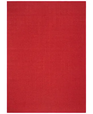 Martha Stewart Collection MSR9501Q Red 6' x 9' Area Rug