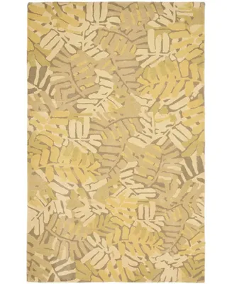 Martha Stewart Collection Palm Leaf MSR4548C Gold 8' x 10' Area Rug