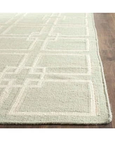 Martha Stewart Collection Square Dance MSR1151D Avocado 4' x 6' Area Rug