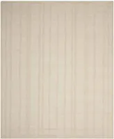 Martha Stewart Collection Freehand Stripe MSR4619B Tan 4' x 6' Area Rug