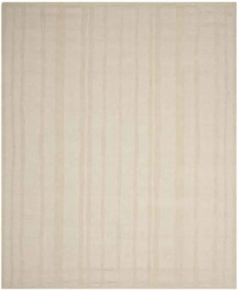 Martha Stewart Collection Freehand Stripe Msr4619b Tan Rug