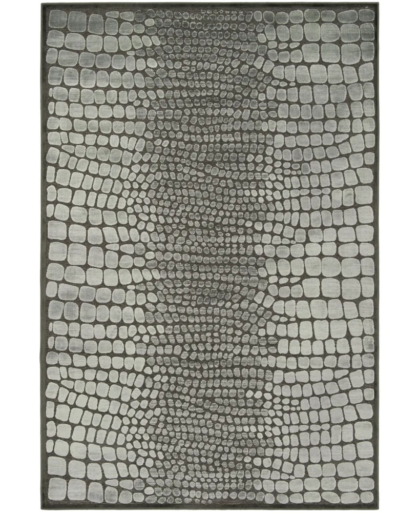 Martha Stewart Collection MSR74304 Onyx 3'3" x 5'3" Area Rug