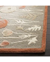 Martha Stewart Collection Poppy Glossary MSR3627B Terracotta 4' x 6' Area Rug