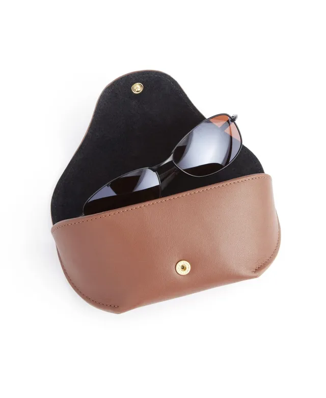 Suede Lined Sunglasses Carrying Case