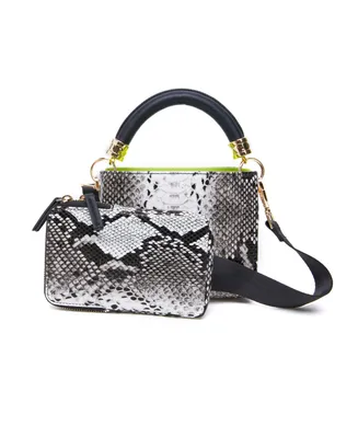 Like Dreams Snakeskin Crossbody Handbag Set