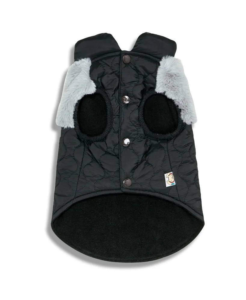 Touchdog 'Furrost-Bite' Faux Fur and Fleece Fashion Dog Jacket