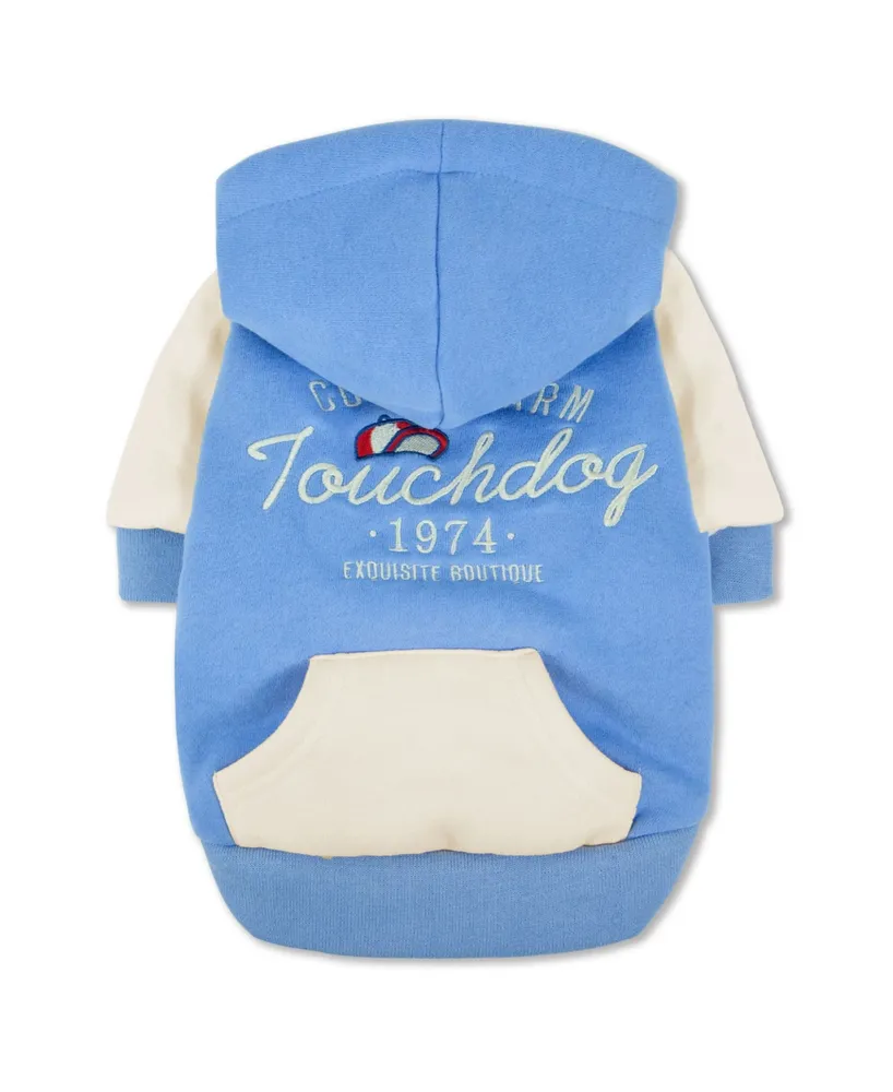 Touchdog 'Heritage' Soft-Cotton Fashion Dog Hoodie