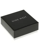 Nine West Boxed Heart Stretch Bracelet - Silver