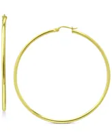 Giani Bernini Polished Hoop Earrings in 18k Gold-Plated Sterling Silver, Created for Macy's