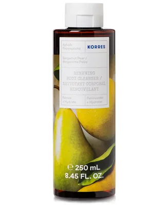 Korres Bergamot Pear Renewing Body Cleanser, 8.45