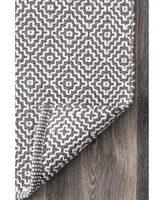 nuLoom Lorretta HMCO6C Gray 5' x 8' Area Rug