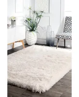 nuLoom Kristan AWVE16B Ivory 7'6" x 9'6" Area Rug