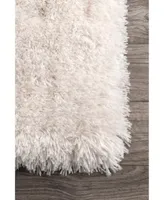 nuLoom Kristan AWVE16B Ivory 4' x 6' Area Rug