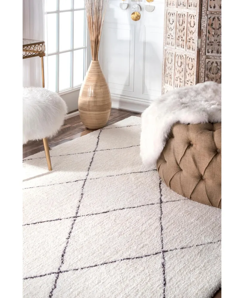 nuLoom Armitra HJMRC1A Neutral 6' x 9' Area Rug