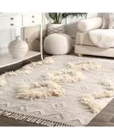 nuLoom Savannah SPMO01D Silver 5' x 8' Area Rug