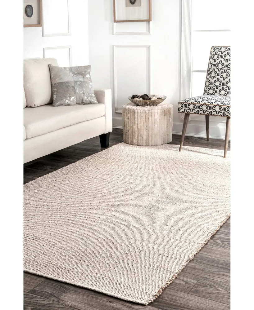 nuLoom Elfriede HMMT01A Neutral 2'6" x 4' Area Rug