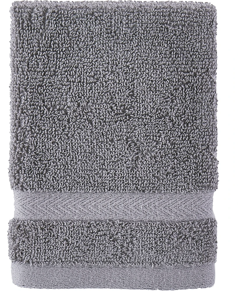 Tommy Hilfiger Home Modern American Solid Cotton Washcloth, 13" x
