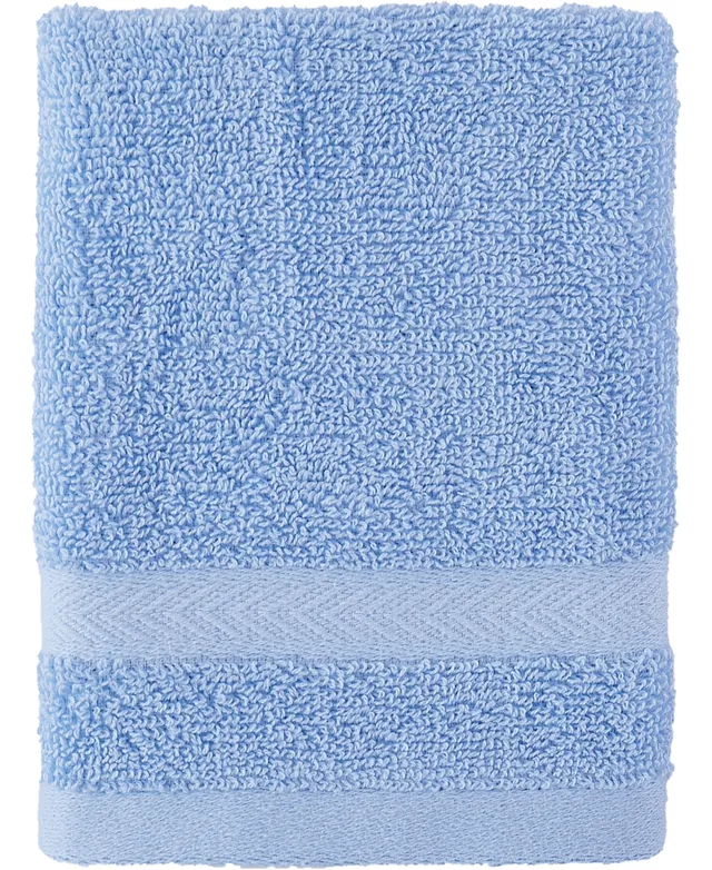 Tommy Hilfiger Modern American Solid Cotton Washcloth, 13 x 13