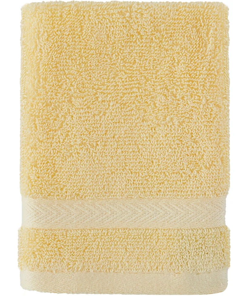 Tommy Hilfiger Modern American Solid Cotton Washcloth, 13" x