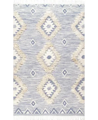 nuLoom Savannah SPMO01C Blue 5' x 8' Area Rug