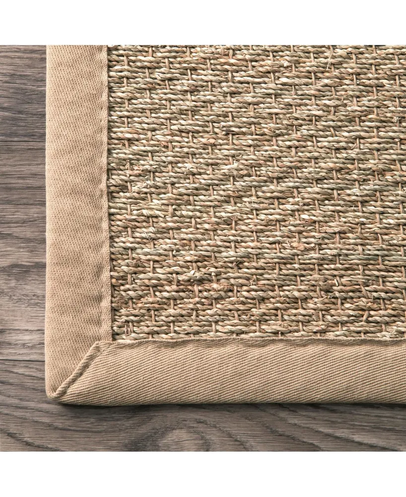 nuLoom Elijah BHSG01A Beige 2'6" x 14' Runner Rug