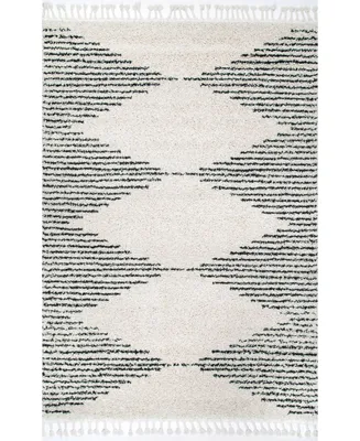 nuLoom Bria GCDI09A Ivory 7'10" x 10' Area Rug