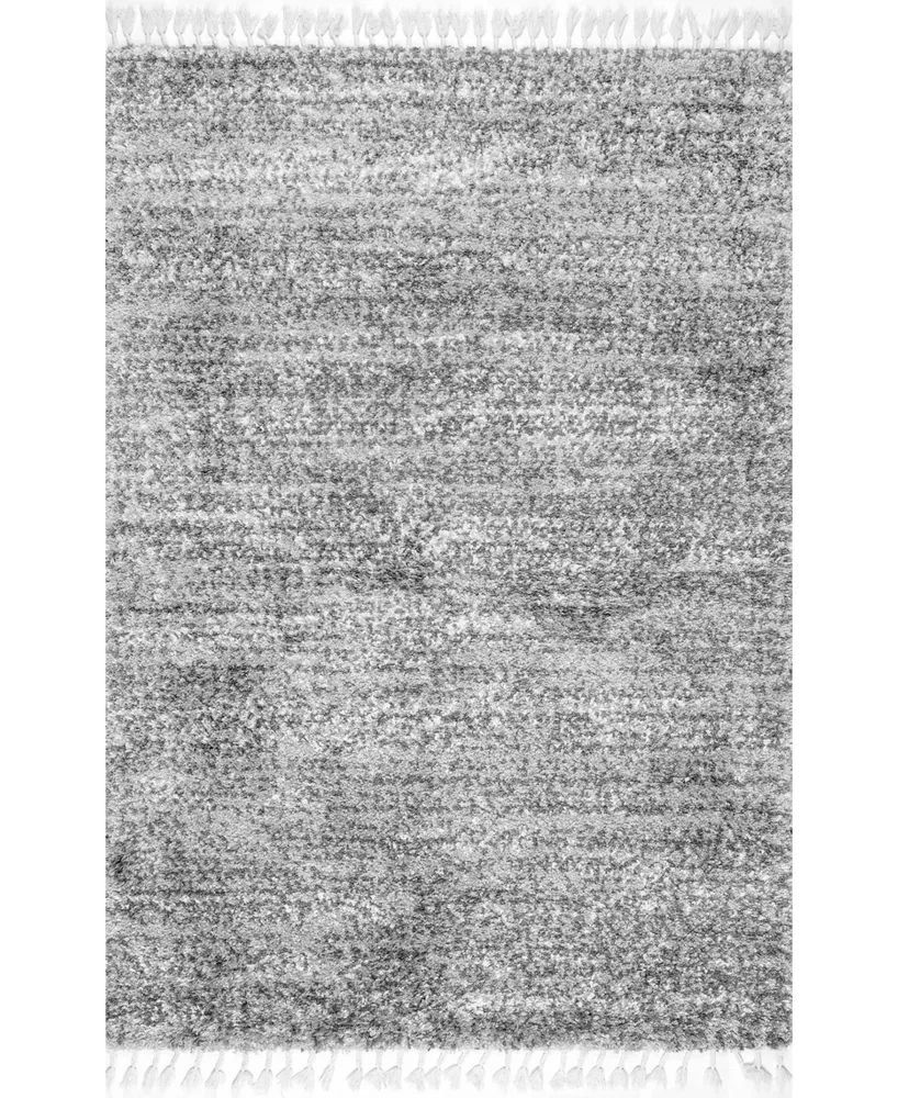 nuLoom Brooke KKEL04B Gray 5'3" x 7'7" Area Rug