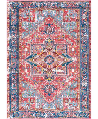 nuLoom Sherita DISA05B Red 5'5" x 8' Area Rug