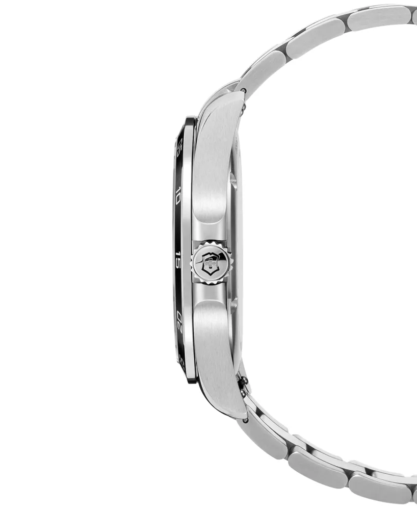 Victorinox Men's FieldForce Classic Gmt Stainless Steel Bracelet Watch 42mm
