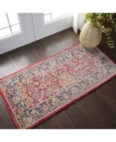 Nourison Home Ankara Global Anr02 Red Rug