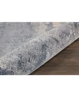 Nourison Home Rustic Textures RUS06 Gray and Beige 7'10" x 10'6" Area Rug